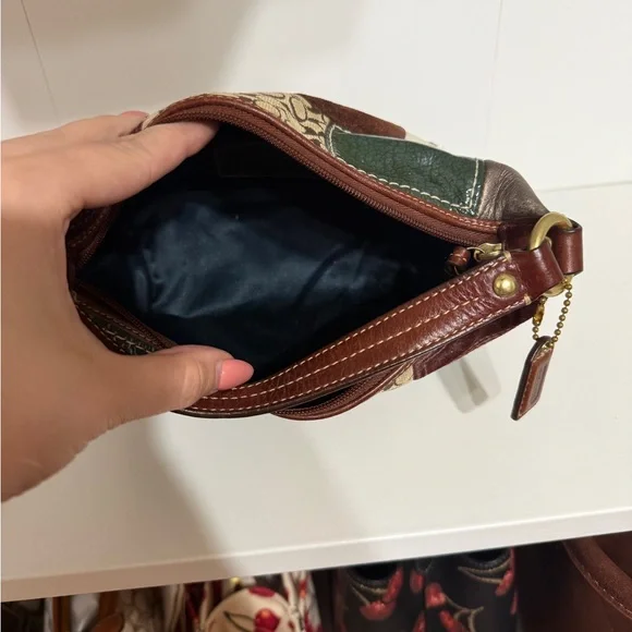 Coach Patchwork Baguette Pouch - Picture 7 of 9